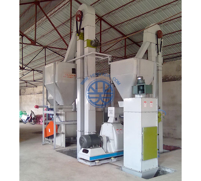 饲料机械通俗粉料机组